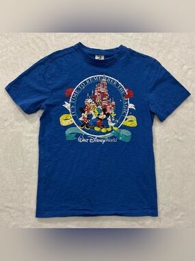 Disney Parks Authentic Walt Disney World 25th Anniversary T- Shirt Womens Size S